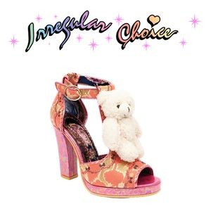 Irregular Choice Buddy Bear 🐻 Pink heels size 36